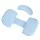 Giselle Bedding Adjustable Memory Foam Pregnancy Pillow 3-Piece with Concave Curve Design Blue