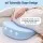 Giselle Bedding Adjustable Memory Foam Pregnancy Pillow 3-Piece with Concave Curve Design Blue