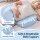Giselle Bedding Adjustable Memory Foam Pregnancy Pillow 3-Piece with Concave Curve Design Blue