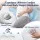 Giselle Bedding Adjustable Memory Foam Pregnancy Pillow 3-Piece with Concave Curve Design Blue