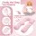 Giselle Bedding U-Shaped Pregnancy Pillow 73x133cm 100% Cotton Jersey Cover Pink Maternity Pillow Sleeping