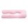 Giselle Bedding U-Shaped Pregnancy Pillow 73x133cm 100% Cotton Jersey Cover Pink Maternity Pillow Sleeping