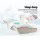 Giselle Bedding Memory Foam Contour Pillow - Butterfly Shape, 60x35cm, Neck & Shoulder Support, Washable Cover