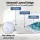 Giselle Bedding Shredded Memory Foam Pillow - Adjustable Loft, 70x45CM, Dual-Layer Cotton Cover, Customised Comfort