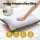 Giselle Bedding Microfibre Pillow - 1kg Polyester Filling, Soft 40g Cover, Allergenic-Free, 70x45cm for Ultimate Comfort