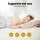 Giselle 2pcs Microfibre Pillows - 1kg Filling, Soft Cover, Allergen-Free, 70x45cm, Ideal for All Sleep Positions