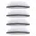 Giselle Bedding 4pcs Microfibre Pillows - 1kg Filling, Soft Cover, Allergenic-Free, 70x45cm for Ultimate Sleep Comfort