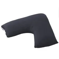 Giselle Bedding V Shape Pillow Boomerang Nursing Body Cushion in Grey - Ergonomic Support, Machine Washable, 58x35x18cm