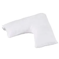 Giselle Bedding V Shape Boomerang Nursing Pillow - Ergonomic Support, 1.5kg Hollow Fibre, 58x35x18cm, Machine Washable