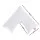Giselle Bedding V Shape Boomerang Nursing Pillow - Ergonomic Support, 1.5kg Hollow Fibre, 58x35x18cm, Machine Washable