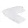 Giselle Bedding V Shape Boomerang Nursing Pillow - Ergonomic Support, 1.5kg Hollow Fibre, 58x35x18cm, Machine Washable
