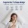 Giselle Bedding V Shape Boomerang Nursing Pillow - Ergonomic Support, 1.5kg Hollow Fibre, 58x35x18cm, Machine Washable
