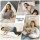 Giselle Bedding V Shape Boomerang Nursing Pillow - Ergonomic Support, 1.5kg Hollow Fibre, 58x35x18cm, Machine Washable