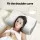 Giselle Bedding Memory Foam Contour Pillow - Ergonomic, Breathable, Washable, Supports Neck & Shoulder, 50cm x 34cm