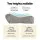 Giselle Bedding Memory Foam Contour Pillow - Ergonomic, Breathable, Washable, Supports Neck & Shoulder, 50cm x 34cm