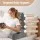 Giselle Bedding Reading Pillow with Memory Foam, Adjustable Neck Roll and Detachable Arms with Washable Velvet Cover