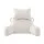 Giselle Bedding Reading Pillow with Detachable Bone Neck Roll Armrests Side Pockets Beige 100 x 27 x 60 cm