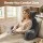 Giselle Bedding Reading Pillow Grey with Detachable Neck Roll Armrests Side Pockets 100x27x60 cm Support