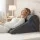 Giselle Bedding Adjustable Wedge Pillow Grey - Cooling Gel Memory Foam, 56x57x30 cm, Ergonomic Support, Washable Cover