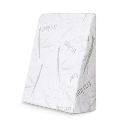 Giselle Bedding Wedge Pillow 61 x 62 x 20cm Gel Memory Foam Bamboo Cover