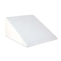 Giselle Bedding Wedge Pillow with Cool Gel Memory Foam - 62x62x28cm, White - Removable & Washable Jacquard Cover