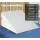 Giselle Bedding Wedge Pillow Twin Pack - White, Waterproof, Cool Gel Memory Foam, 62x64x30cm for Back & Leg Support