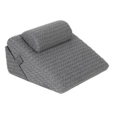 Giselle Bedding Gel Wedge Pillow with Detachable Neck Pillow and Adjustable Reading Support