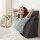 Giselle Bedding Grey Wedge Pillow - Cooling Gel Memory Foam, Ergonomic Design, Bamboo Cover, 62x30x62cm, 1-Year Warranty
