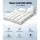 Giselle Bedding Double Bamboo Mattress Topper - 1000GSM, 5cm Thick, Anti-Allergy, Dust Mite Resistant, Breathable
