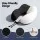 Wanderlite Travel Neck Pillow with Memory Foam and Washable Cover Black