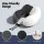 Wanderlite Travel Neck Pillow with Memory Foam, Washable Cover, Storage Bag and Adjustable Drawstring Grey