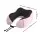 Wanderlite Travel Pillow Memory Foam Neck Support with Washable Cover Adjustable Drawstring Storage Bag Pink