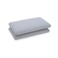 RoomSense Cooling Memory Foam Pillow Queen 70x40x10cm Solid Core Cooling Cover Washable Set of 2 Pillows