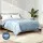 Giselle Bedding King Size Tencel Quilt - 200GSM Lightweight, Moisture-Wicking Summer Comforter, OEKO-TEX Certified, Blue