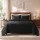 Giselle Bedding King Quilt 245cm x 210cm 200GSM Bamboo Microfibre Lightweight All Season Black