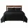 Giselle Bedding Super King Quilt 200GSM Bamboo Microfibre Lightweight All Season Black Baffle Box Construction
