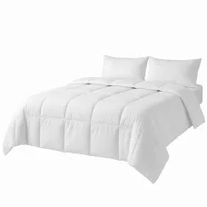 Giselle Bedding Double Quilt 200GSM Summer Duck Down Feather Doona Insert with Cotton Cover