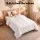 Giselle Bedding Single Quilt Duck Down Feather Doona Insert 200GSM Summer Cotton Cover Baffle Box Design