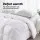 Giselle Bedding 700GSM Duck Down Feather Quilt Double - Luxurious Winter Blanket with 100% Cotton Cover, 210x180cm