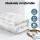 Giselle Bedding 700GSM Duck Down Feather Quilt Super King - Lightweight, Warm, 100% Cotton Cover, Baffle Construction