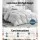 Giselle Bedding 700GSM Duck Down Feather Quilt Super King - Lightweight, Warm, 100% Cotton Cover, Baffle Construction