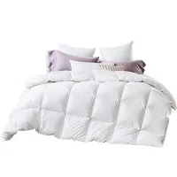 Giselle Bedding King 500GSM Duck Down Feather Quilt - Luxurious Winter Warmth with 95% Feather, 5% Down Filling