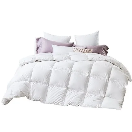 Giselle Bedding King 500GSM Duck Down Feather Quilt - Luxurious Winter Warmth with 95% Feather, 5% Down Filling