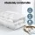 Giselle Bedding Queen 500GSM Duck Down Feather Quilt - Luxurious Winter Warmth with 100% Cotton Cover, Baffle Design