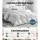 Giselle Bedding Super King 500GSM Duck Down Feather Quilt - Luxurious Warmth with Baffle Construction & Cotton Cover