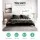 Giselle Bedding Charcoal King Faux Mink Quilt - Double-Sided, Thermo-Regulating, Winter Weight with Matching Pillowcases