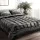 Giselle Bedding Charcoal King Faux Mink Quilt - Double-Sided, Thermo-Regulating, Winter Weight with Matching Pillowcases