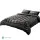 Giselle Bedding Faux Mink Quilt Charcoal Queen - Soft, Thermo-Regulating, Double-Sided with Matching Pillowcases