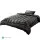 Giselle Bedding Faux Mink Quilt Charcoal Single - Soft, Thermo-Regulating, Winter Weight with Matching Pillowcase