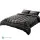 Giselle Bedding Charcoal Super King Faux Mink Quilt Set - Luxurious, Warm, Thermo-Regulating with Matching Pillowcases